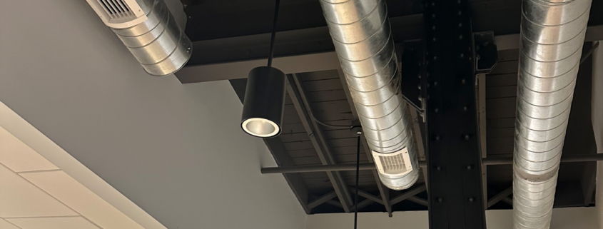 Ventilation system in office
