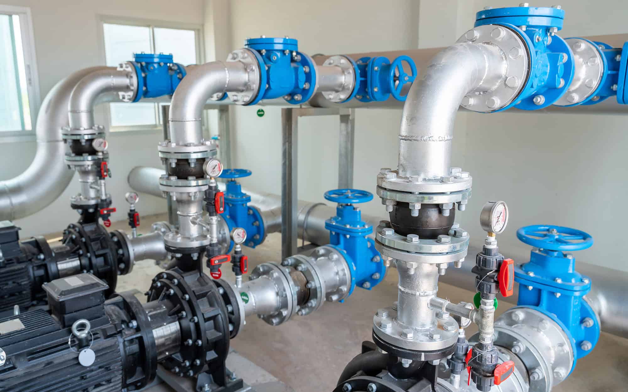 Commercial plumbing pipes