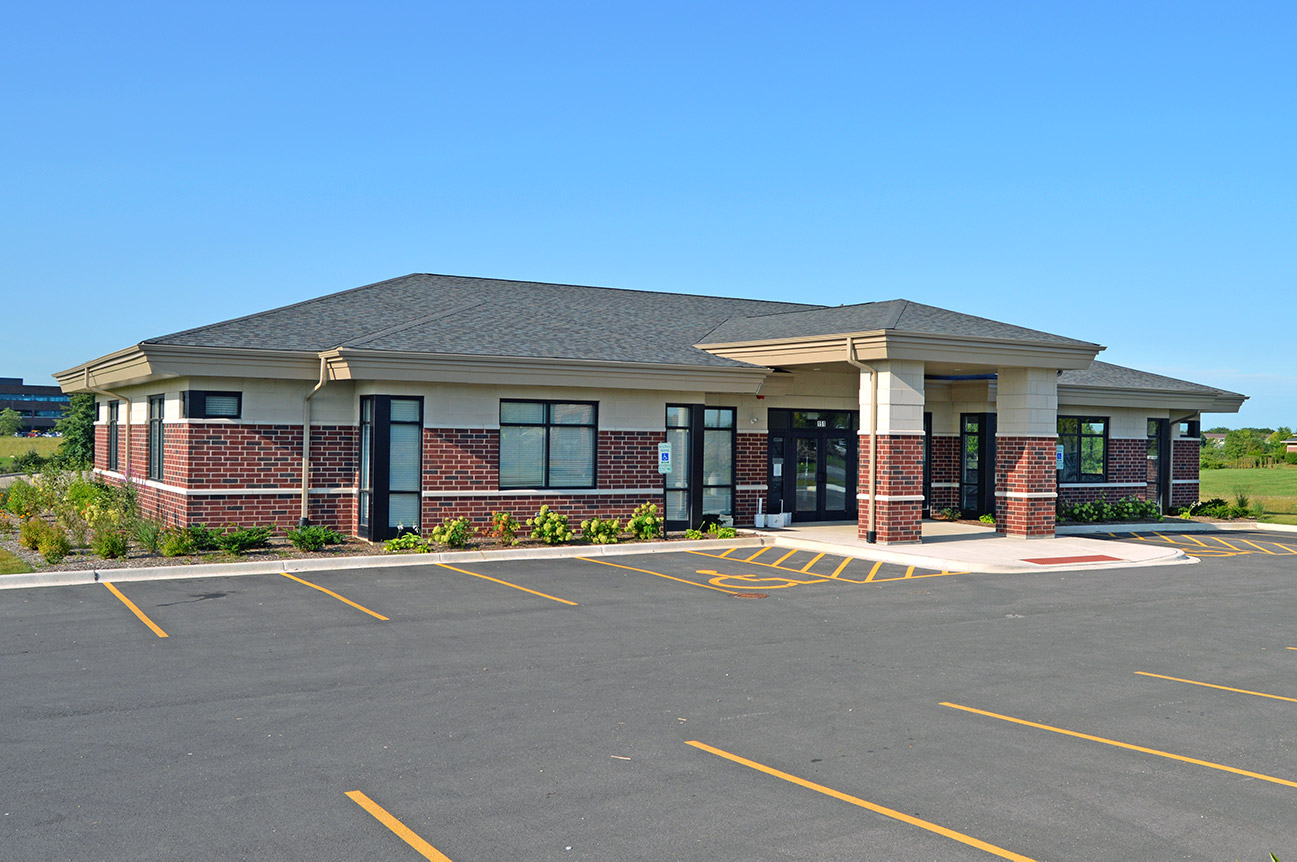 Exterior of Access Pediatrics building
