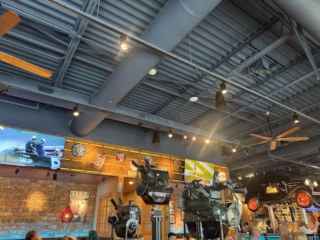 AIr ducts and electrical at Fords Garage MEP design and ductwork at Fords Garage KY
